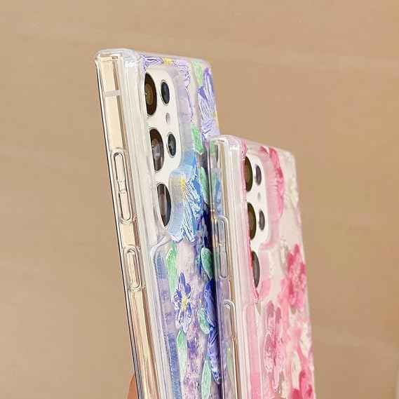 Galaxy - Glitter Flower Luminous Case