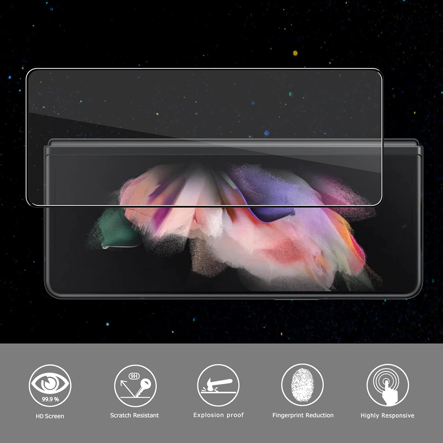 Galaxy Z Fold5 Tempered Glass