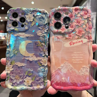 Vintage Floral Charm Case - iPhone