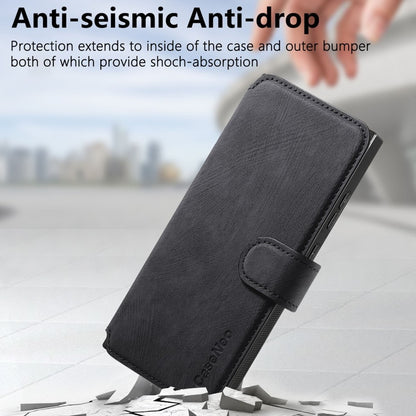Galaxy Z Series - Detachable Card Solt Wallet Leather Case