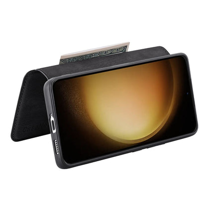 Galaxy S Series - Detachable Card Solt Wallet Leather Case