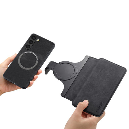 Galaxy S Series - Detachable Card Solt Wallet Leather Case