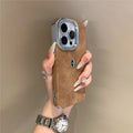 Velvet Luxe Brown Case - iPhone