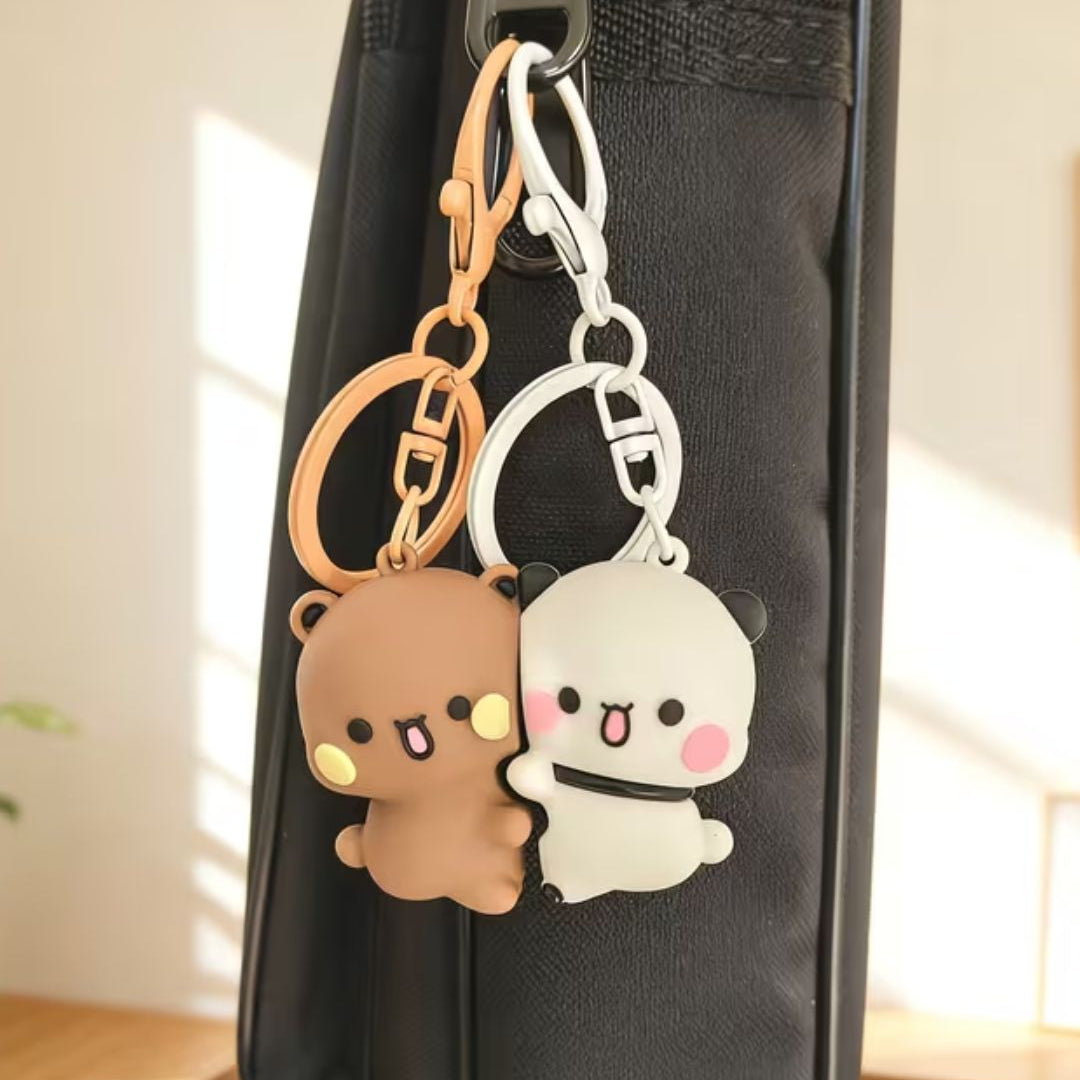 Cute Bestie Bear Keyring Charm