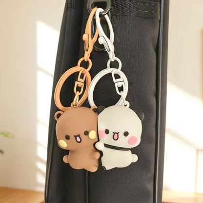 Cute Bestie Bear Keyring Charm