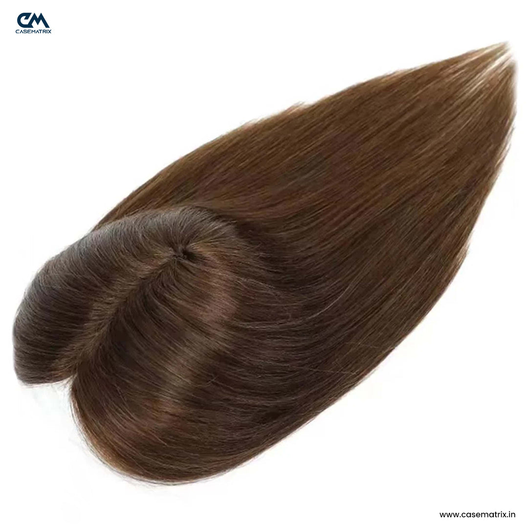 Invisible Human Hair Lace Topper - 16 Inch