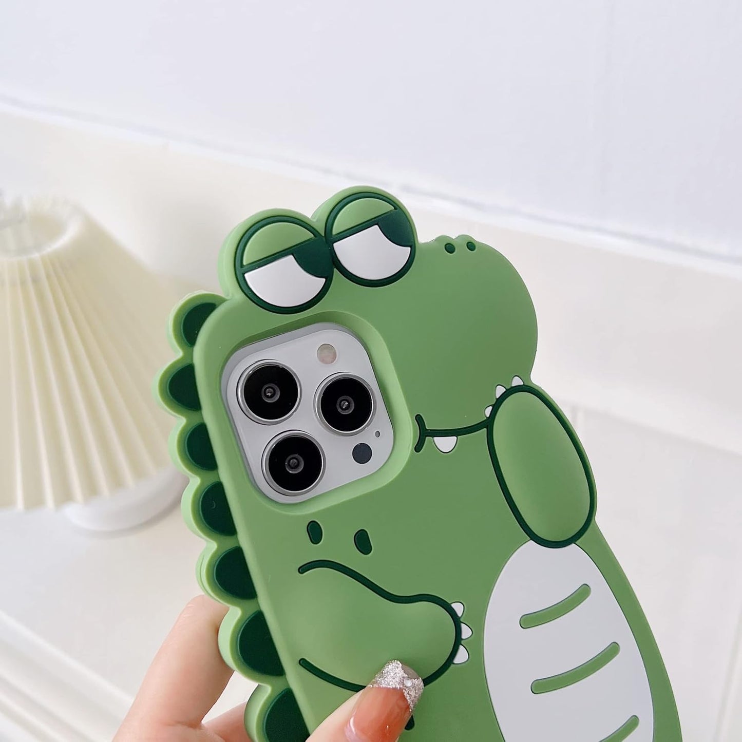 Cute Crocodile Soft Silicone Case