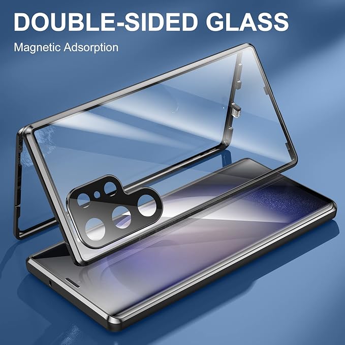 Double Sided Magnetic Metal Frame Case