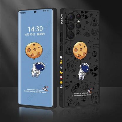 Cosmic Astronaut Silicone Case - Galaxy