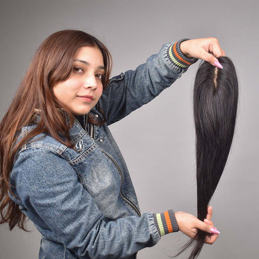 Silk Base Human Hair Topper 4.5Inc*6Inc