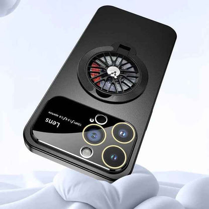 iPhone - Spinning Wheel Hidden Holder Case