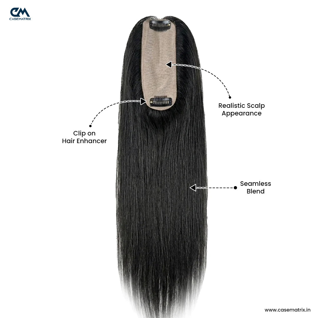 Silk Base Human Hair Topper 2.5*5Inc