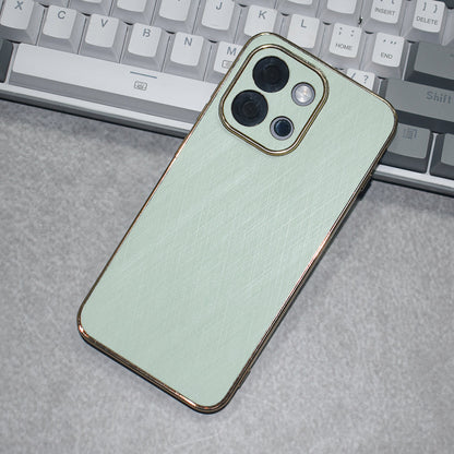 Golden Edge Bamboo Texture Case