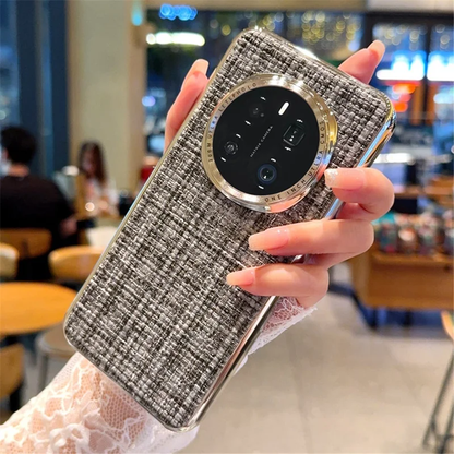 Retro Knitted Woven Fabric Case - OnepPlus