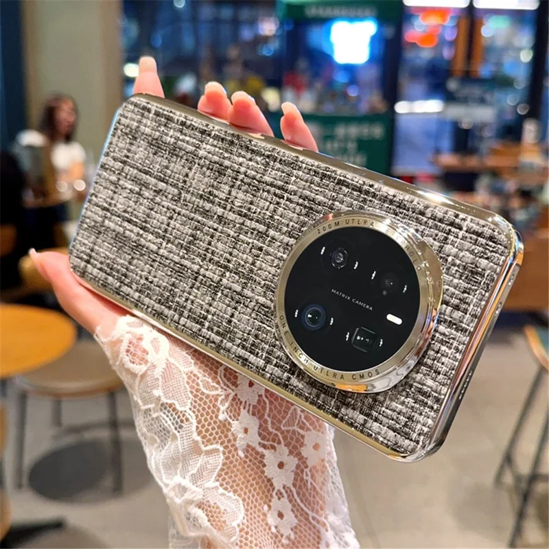 Retro Knitted Woven Fabric Case