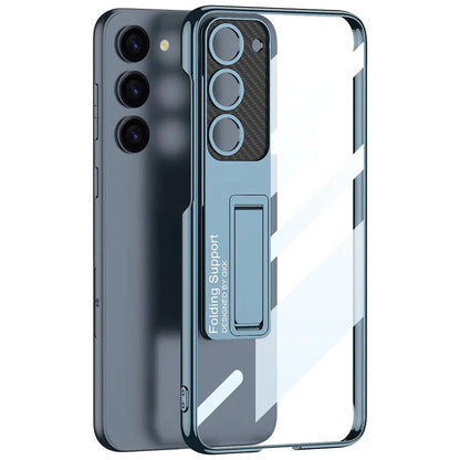 Galaxy S Series - Anti-Yellowing Transparent Kickstand Protective Case
