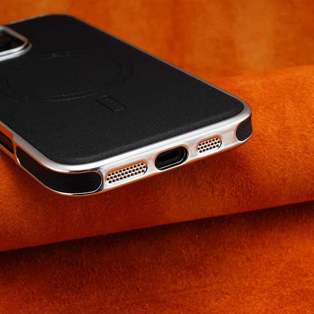 iPhone Series - LuxeFrame Leather Magnetic Case