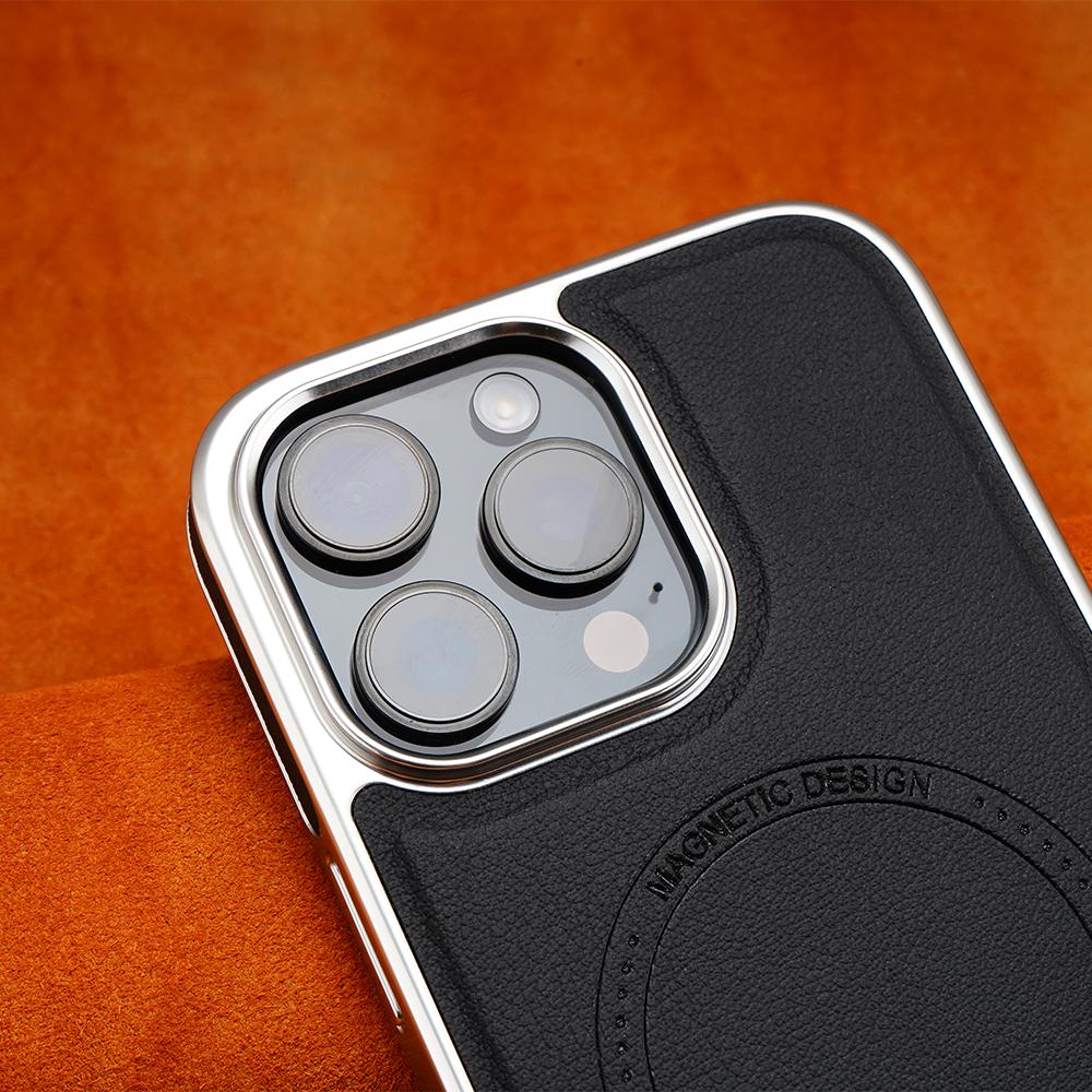 iPhone Series - LuxeFrame Leather Magnetic Case