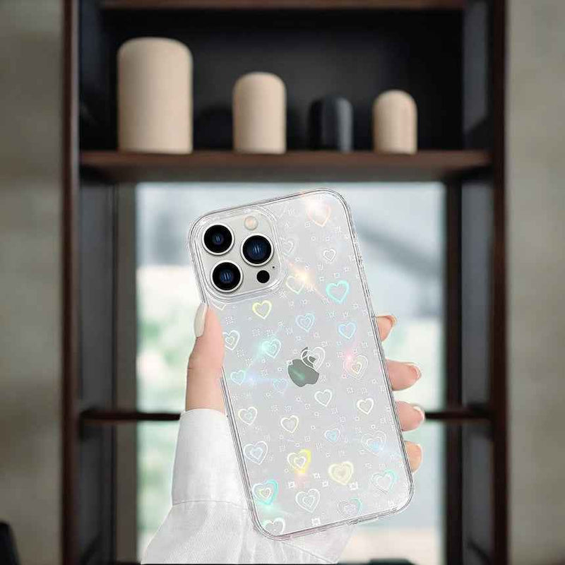 Laser Love Heart Case - iPhone