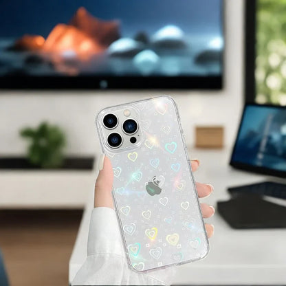 Laser Love Heart Case