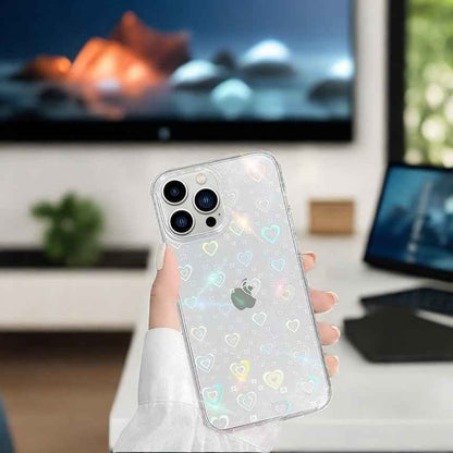 Laser Love Heart Case - iPhone
