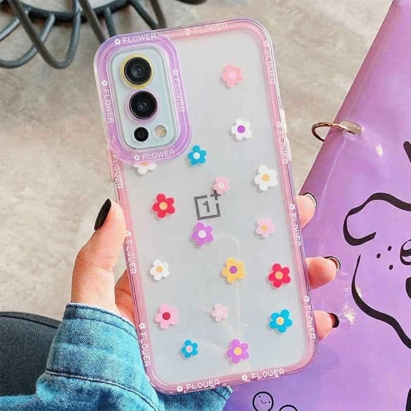 Flower Painted Clear Case