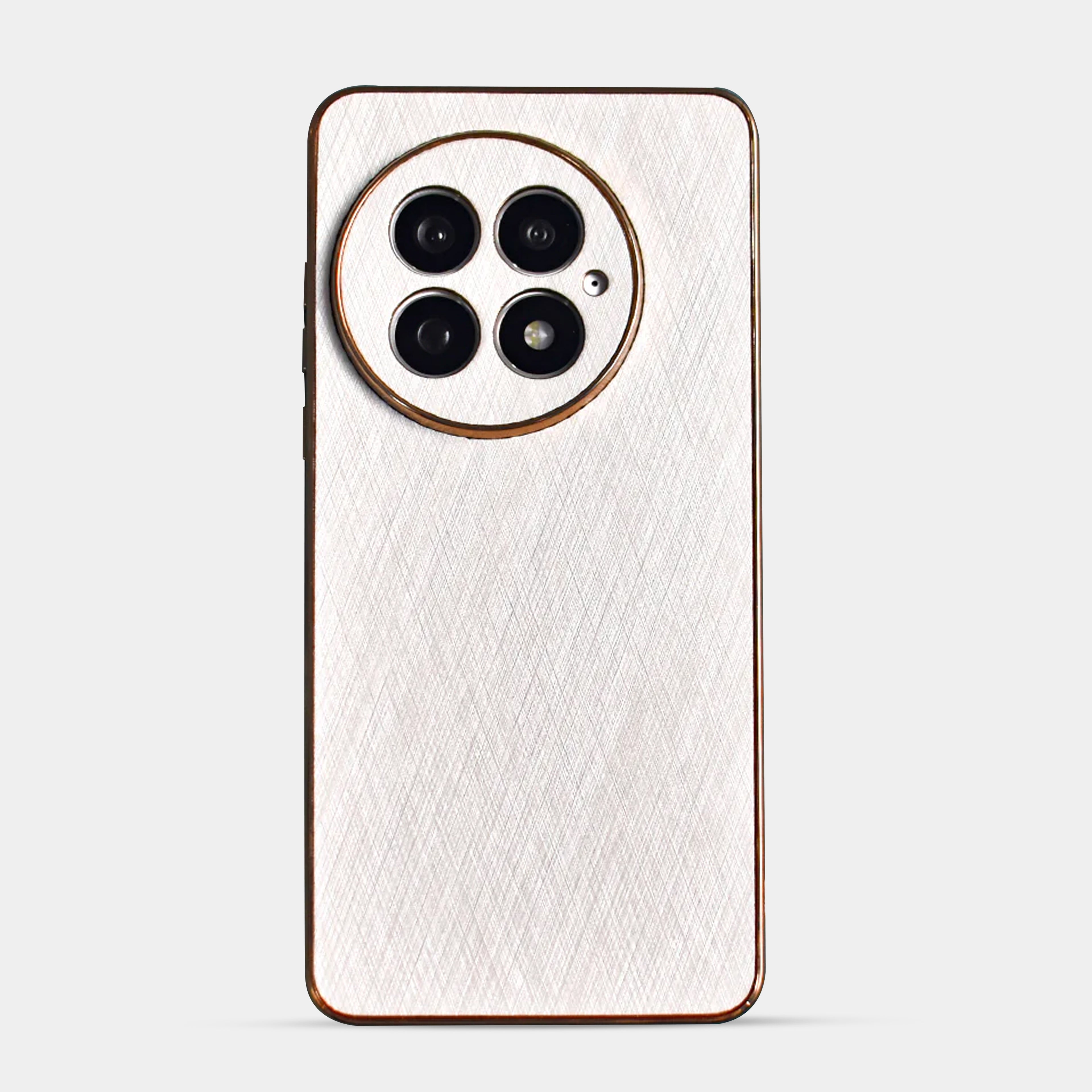 Golden Edge Bamboo Texture Case