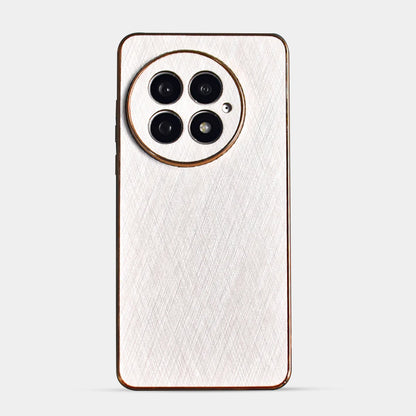 Golden Edge Bamboo Texture Case