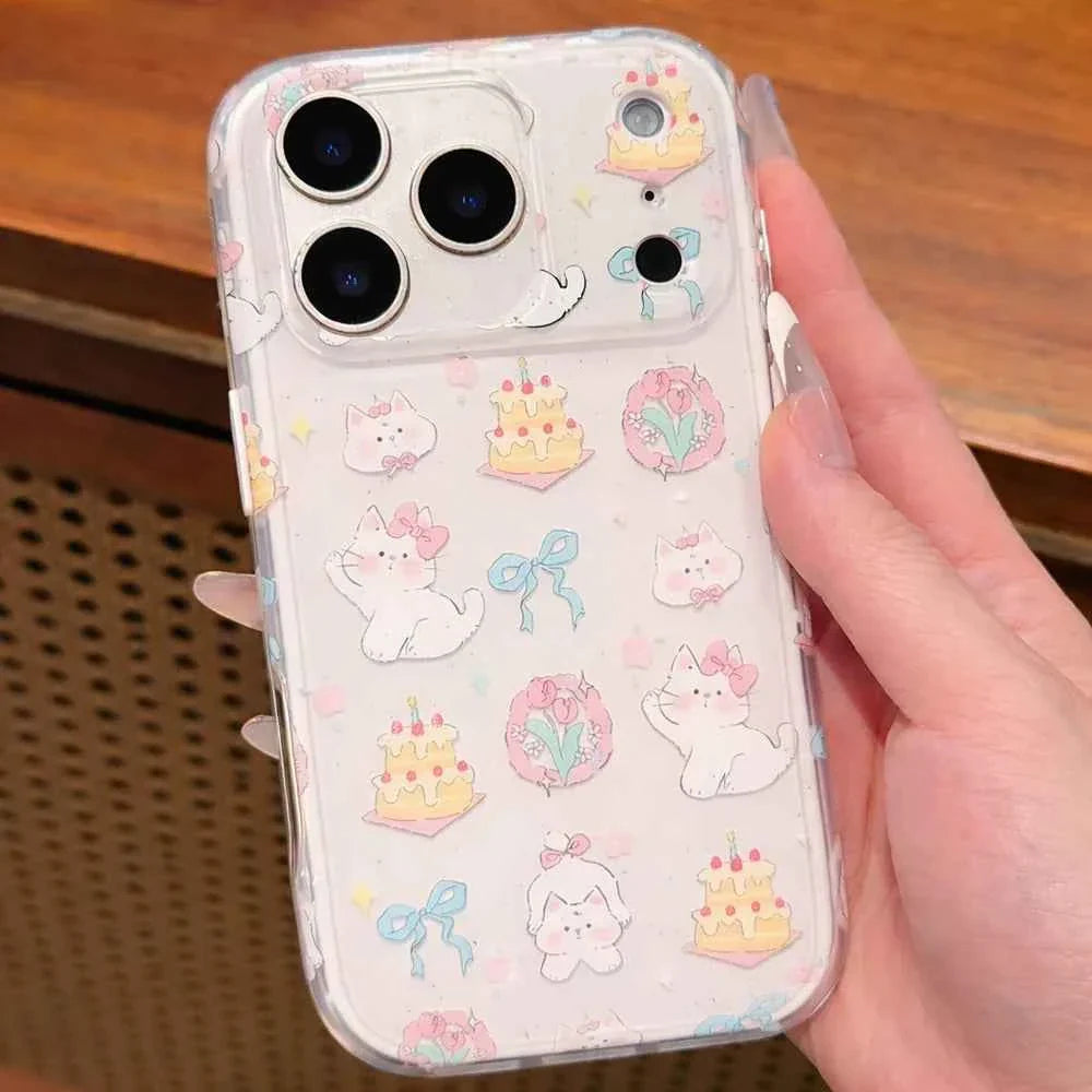 Kawaii Kitty Clear Case - iPhone