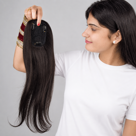 Invisible Human Hair Lace Topper