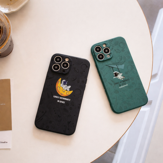 Cosmic Astronaut Silicone Case - iPhone
