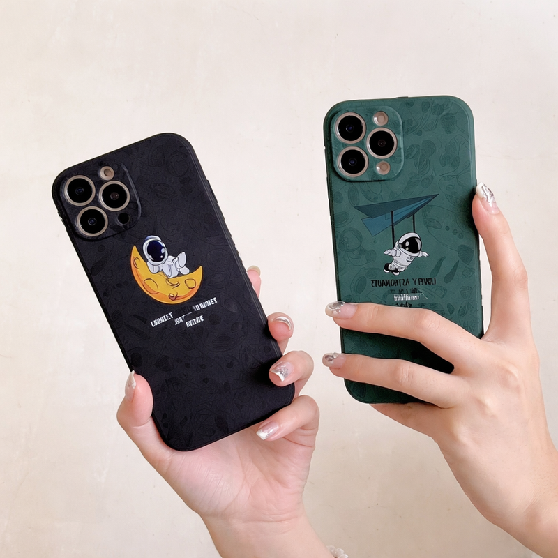 Cosmic Astronaut Silicone Case - iPhone