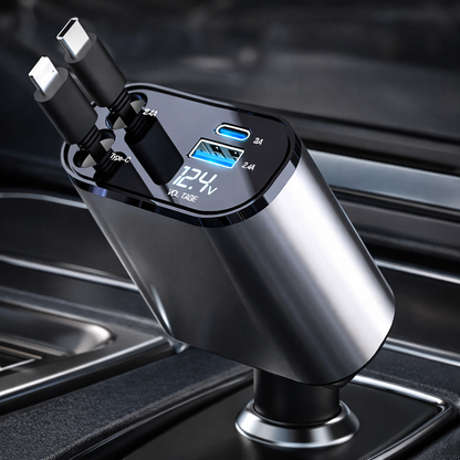 Dual Port Fast Car Charger Adapter