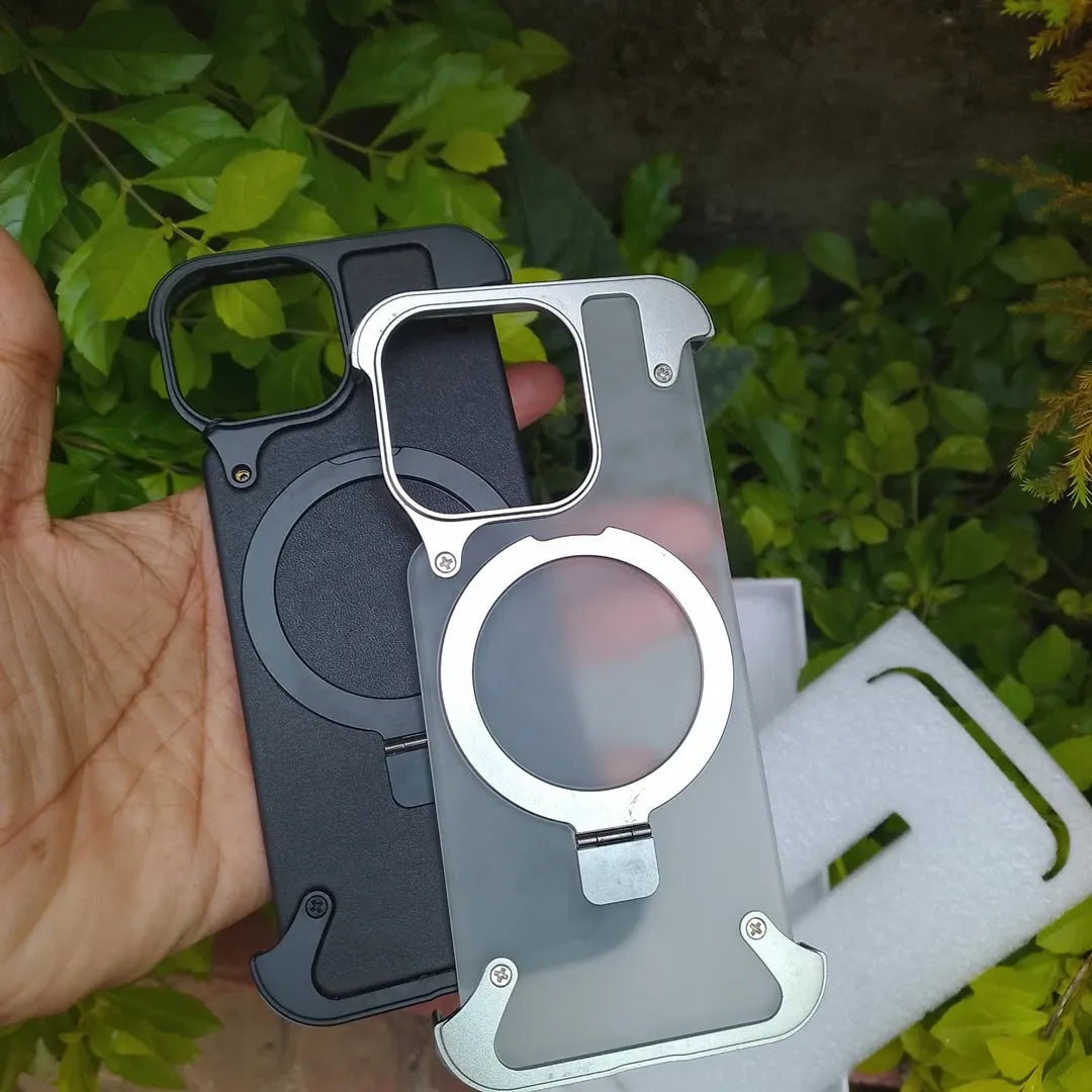 iPhone - Rimless Aluminium Magnetic Case