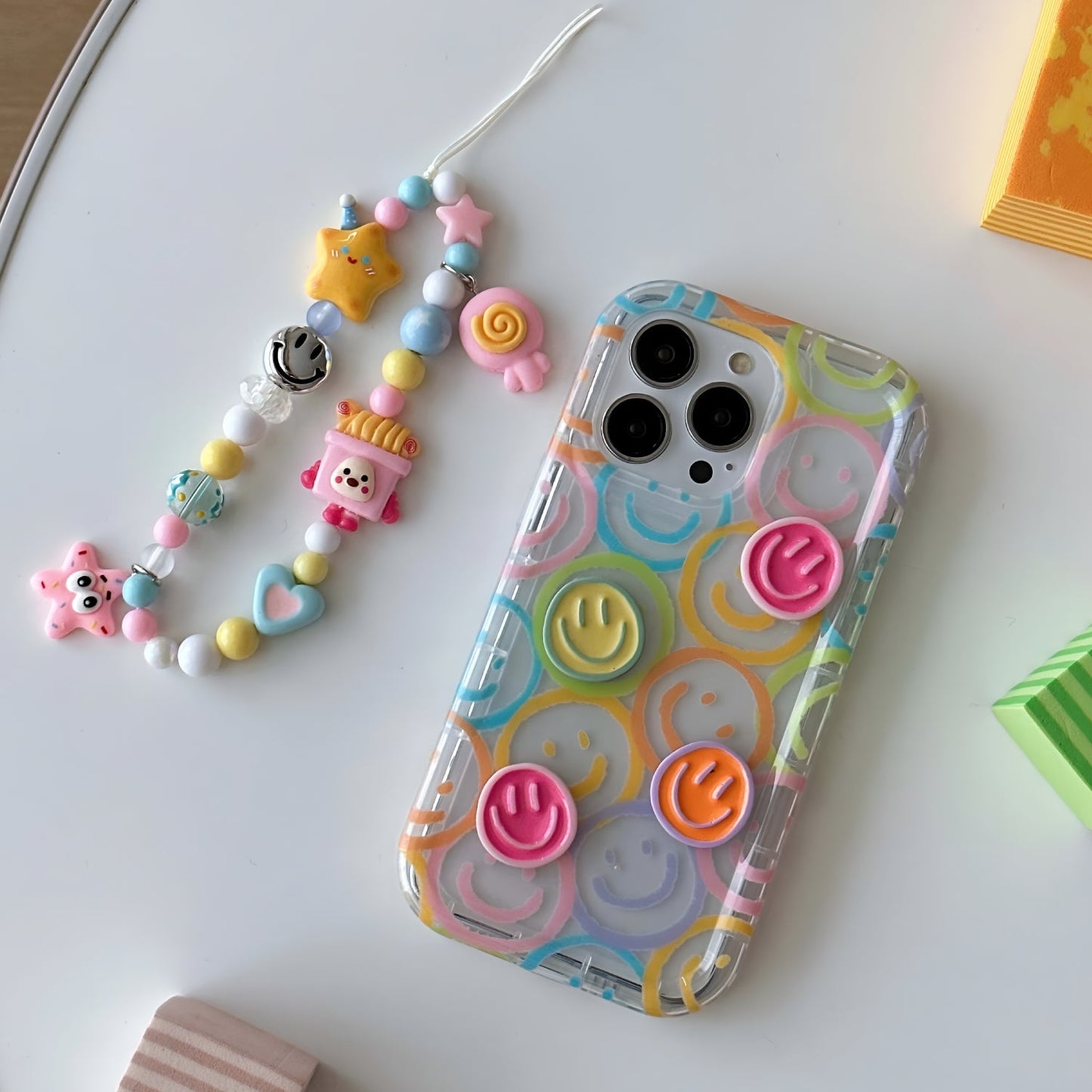 Colorful Smile Face Case