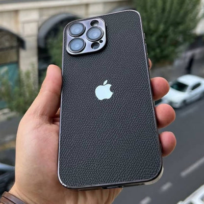 Luxe Leather Shield Case - Black