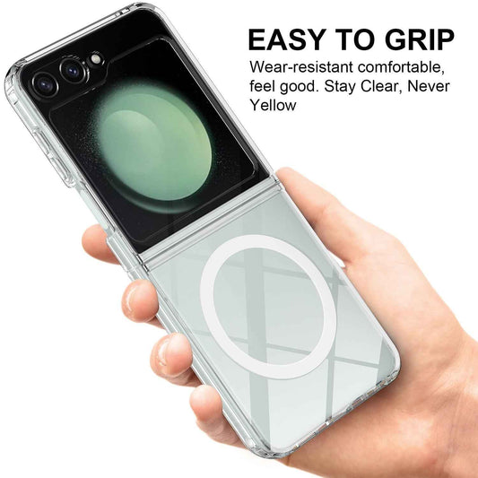 Galaxy Z Flip6 - HD Transparent Magsafe Phone Case