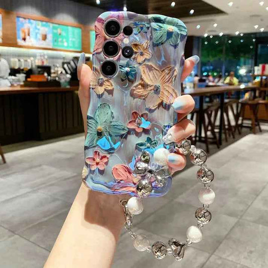 Galaxy S Series - Floral Elegance Case With Lanyard