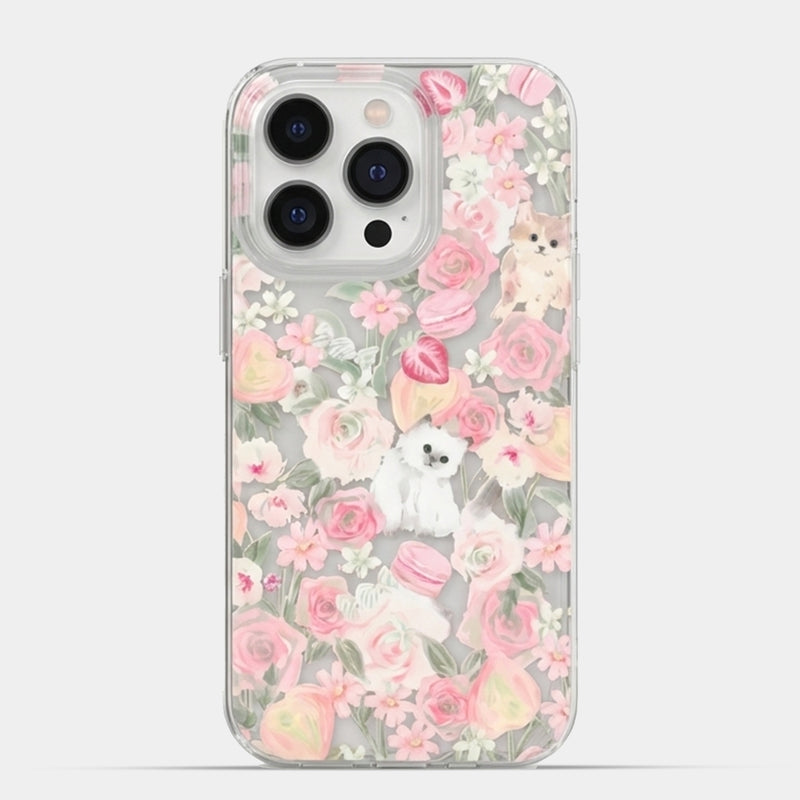 Rosey Paws Charm - iPhone