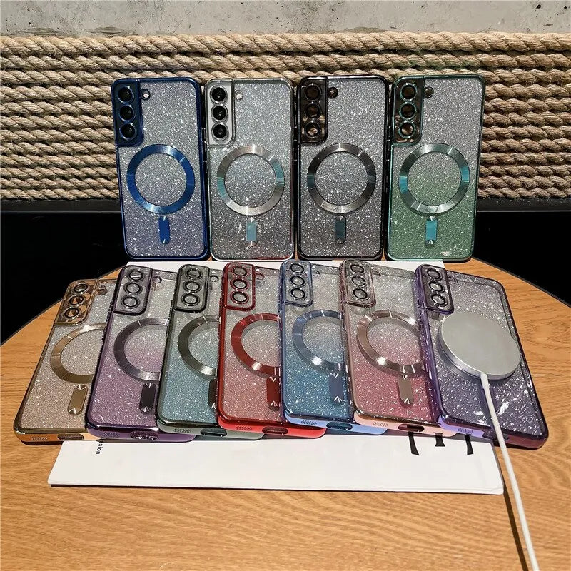 Galaxy Series - Luxury Glitter Magsafe Case
