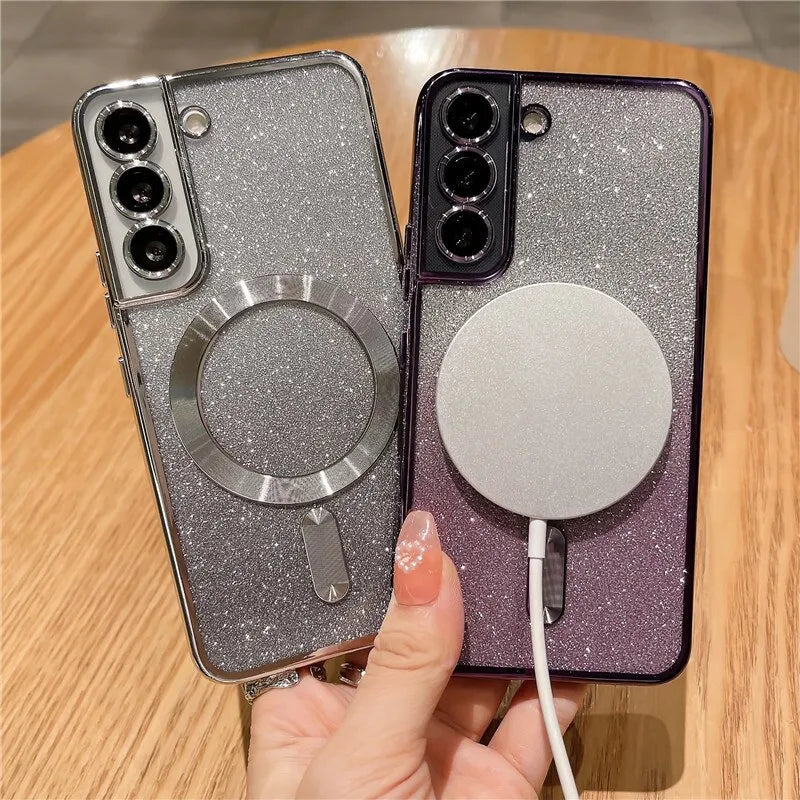 Galaxy Series - Luxury Glitter Magsafe Case