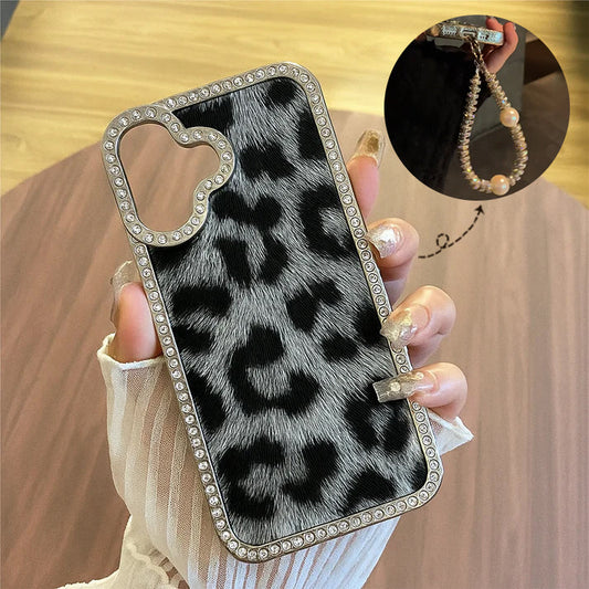 Glamour Leopard Case with lanyard