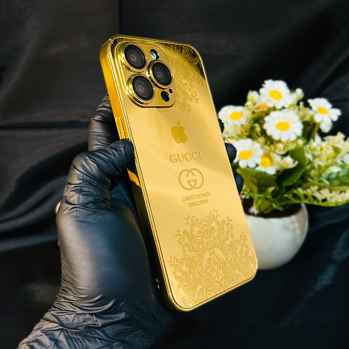 Luxe Camera Protective Gold Plated Case - iPhone