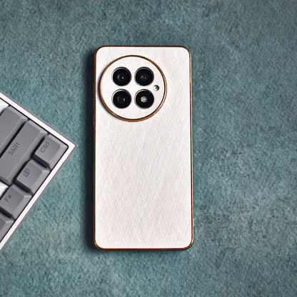 Golden Edge Bamboo Texture Case