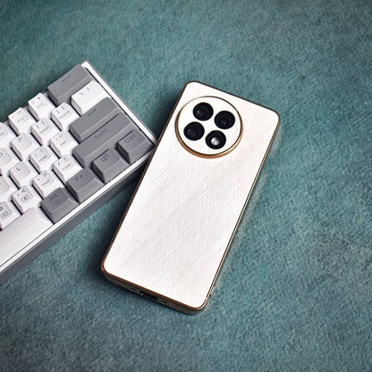 Golden Edge Bamboo Texture Case