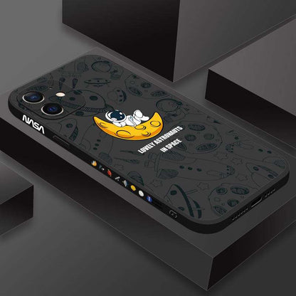 Cosmic Astronaut Silicone Case - iPhone