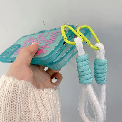 OnePlus - Cute Graffiti Letter Case with Lanyard