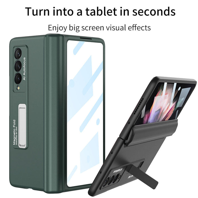 Folding Hinged Magnetic Shell Case