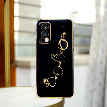 Oneplus Nord Series - Heart Metal Bracelet Chain Case