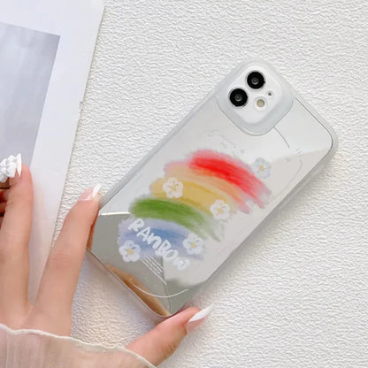OnePlus - Reflective Mirror Rainbow Pattern Phone Case
